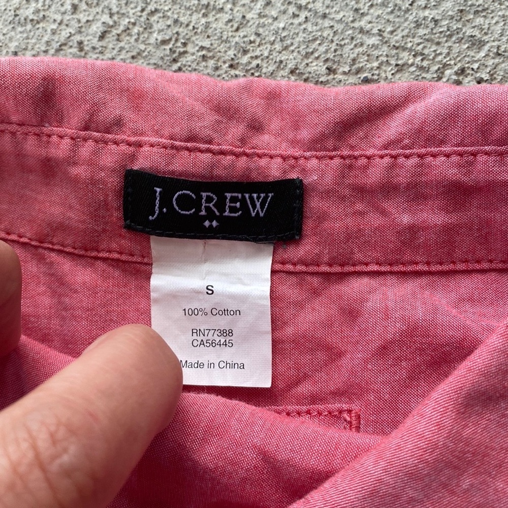 💥3/$12 SALE💥 J. Crew cotton button up - Picture 4 of 4